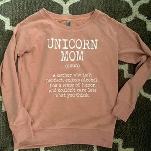 Unicorn mom sweatshirt